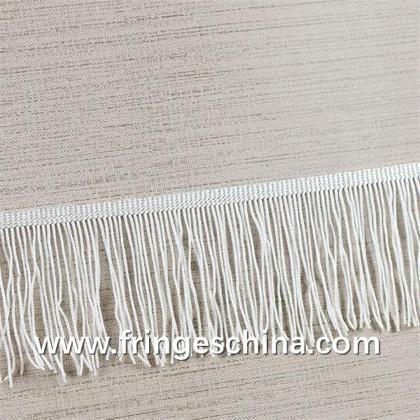 Fluorescent color custom design OEM rayon fringes trimming for garment clothes decoration