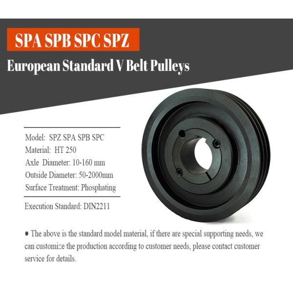 Iron Large V Belt Pulley for Power Transmission Customized by Sand Casting Specialist
