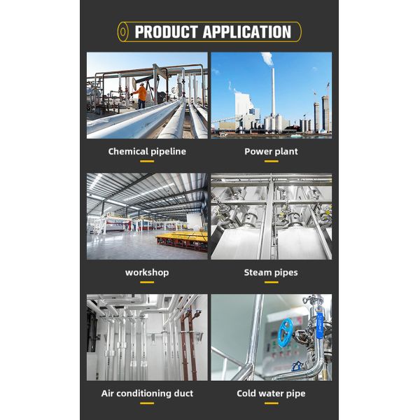 Thermal Insulation GlassWool Pipe Fireproof With Wire Mesh Alumina Foil