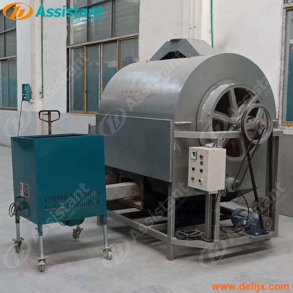DL-6CSTP-CM110 Household Tea Roasting Drum Machine for Wood/Coal Heating Tea Fixation