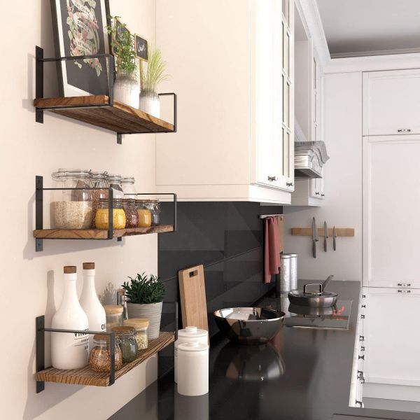 Estantes flotantes para paredes para dormitorios y baños