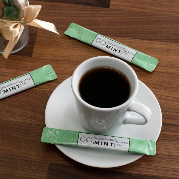 40 PCS Taille de voyage Rince-bouche oral Paquet de rince-bouche individuel Sans alcool Conforme à la réglementation TSA