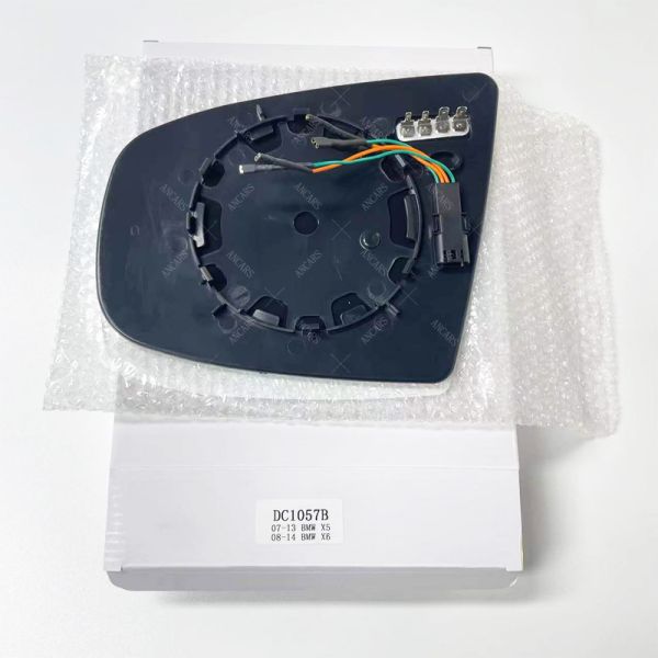 X5 X6 2007-2014 BMW Side Mirror Parts 4Pins Bmw Wing Mirror Glass 51167174980 51167298158