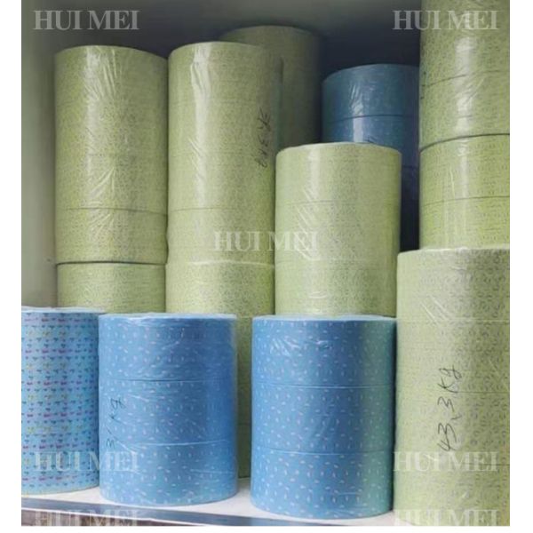 Полипропилен девственницы ткани Spunbond не сплетенный напечатанный Biodegradable