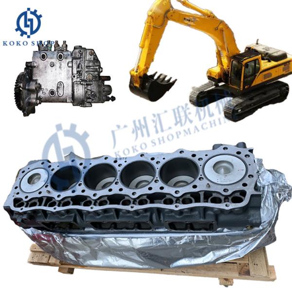 Excavator Cylinder Block 6D16 6D16T Mitsubishi Excavator Engine Spare Parts Assembly for SK330-6