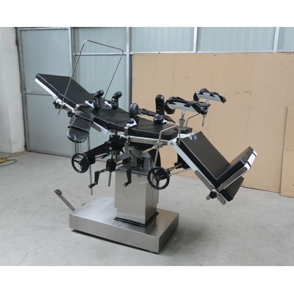 ICU Operation Theatre Equipment 2020mm Electric Operation Table Stainless Steel