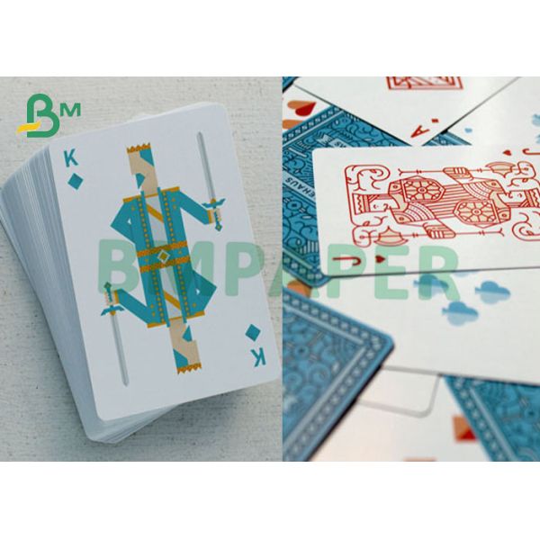 бумага покера 300gsm сторона бумажного черного ядра покера 300gsm анти- обжуливая двойная покрыла