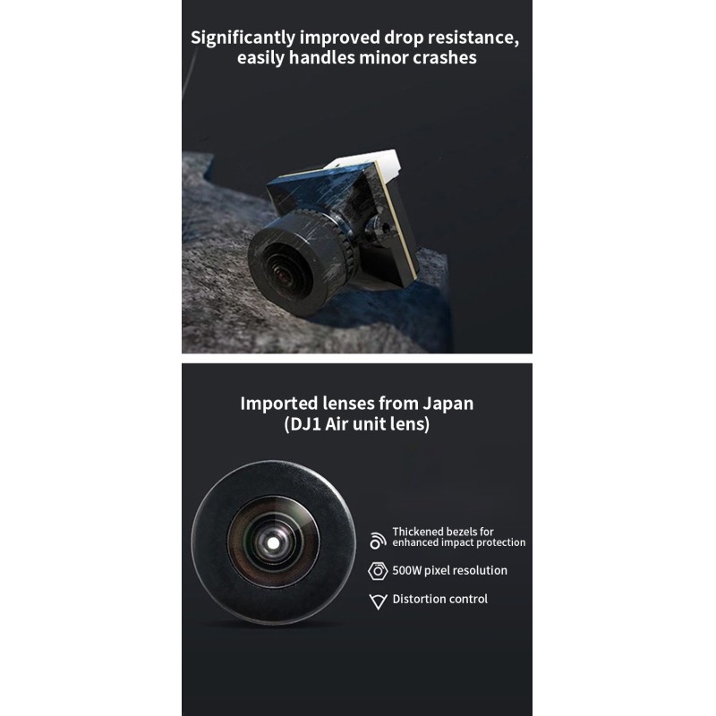 Wholesale 2.9mm Lens 1900TVL FPV Camera Super WDR Wide Angle with CMOS Imaging Sensor Ideal for FPV Flying and Racing Drones