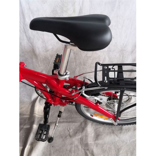 20 Inch Unisex Hybrid Folding Bike with 7 Gears and Aluminum V Brake Alloy Hub Quando