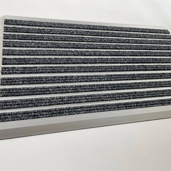 Heavy Duty Aluminum Entrance Mat 10mm Thick Anti Slip Dust Control For Commercial Use