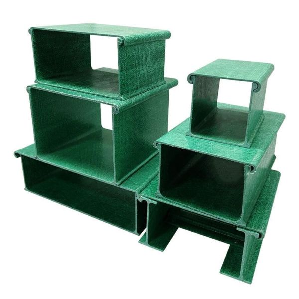 2m 3m FRP Perforated Cable Tray Fiberglass 50mm-600mm Width