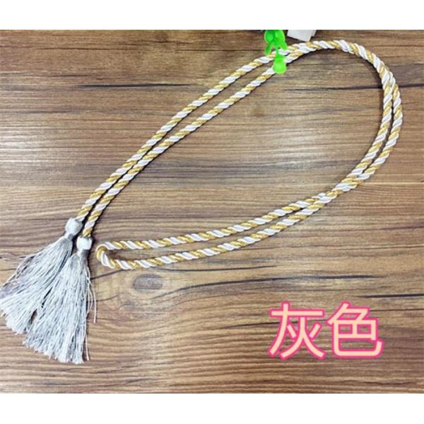 Delicate fluorescent multicolored fringe tassel trimming for graduation cap decoration