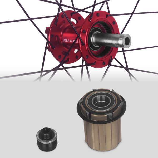 Aleación de aluminio 20 pulgadas 451 Wheelset UD Finalización 24 / 24H 40mm Profundidad del borde