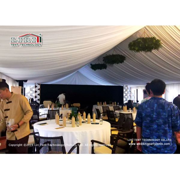 Liri Aluminum Tent With 850g/Sqm Pvc Cover For 300 People Outdoor Party
