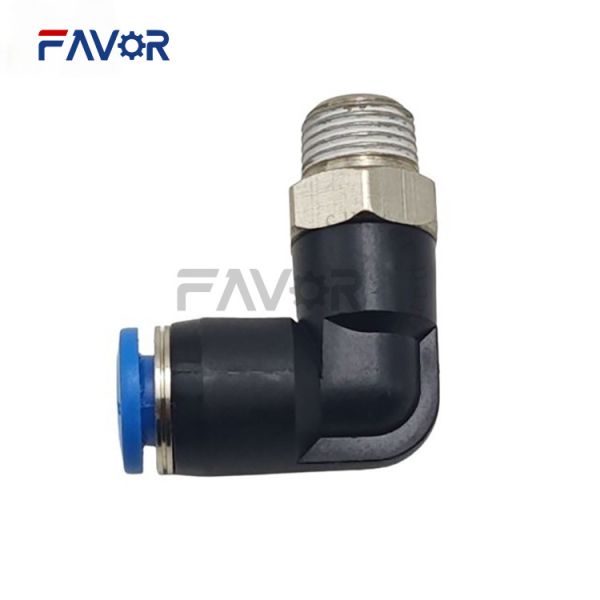 Pneumatic L-Plug Screw QSL-1/8-6 PN 054801 for D8002 Auto Cutter