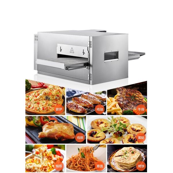 Máquina de horno de pizza eléctrica automática para restaurantes de comida rápida