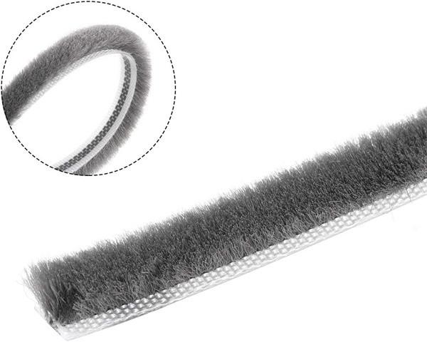 Anti Insect Brush Gray Wool Pile Weatherstripping 7*11mm 7*9mm 6*9mm