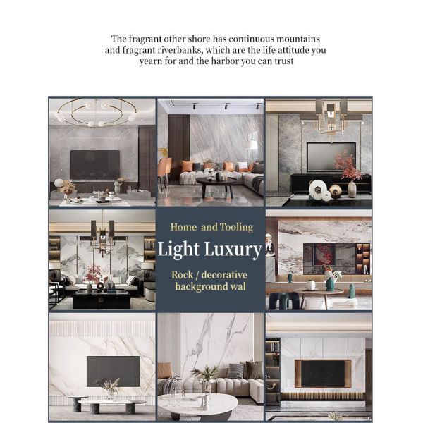 Бамбуковый угольный деревянный фанера 1220x2800 мм высокий глянцевый PVC мраморный лист