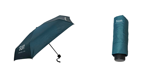 Corporate Promotional Umbrellas 90cm Diameter Folding Windproof