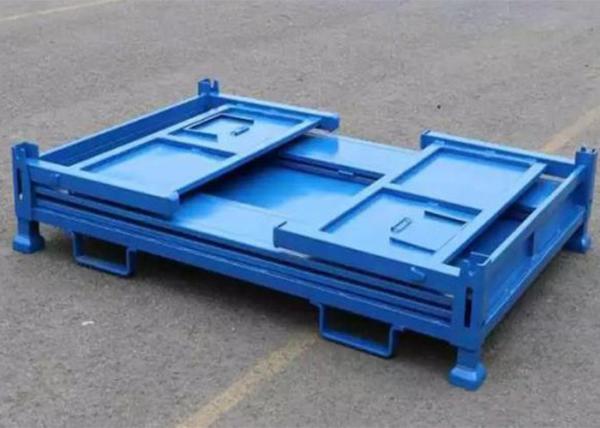 Large Steel Warehouse Stillages Container Pallet Cage For Lifting