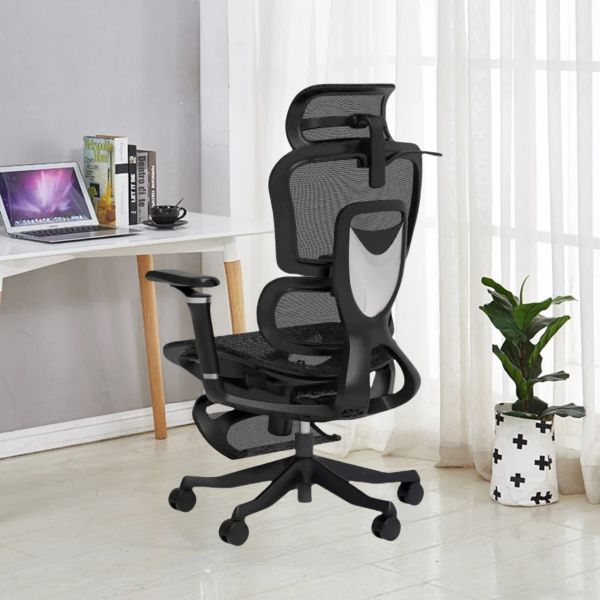 Boss Nylon High Back Ergonomic Mesh Office Chair Height Adjustable With 5D Armrest