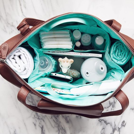 Large Size Travel Tote Baby Diaper Bag Vegan Leather