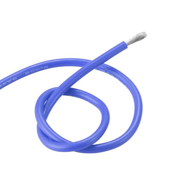 A borracha de silicone UL3137 20AWG 150c estanhou os fios de cobre na cor preta