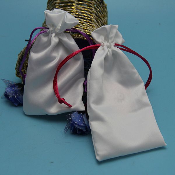 Сумки Дравстринг ткани мыла гостиницы небольшие, сумка сатинировки строки ленты/Силк ткани