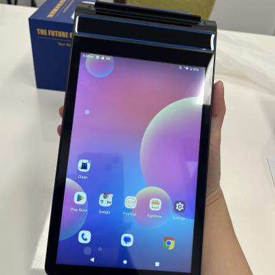 8 Inch Capacitive Touchscreen Big Screen Android POS With 58/80mm Printer