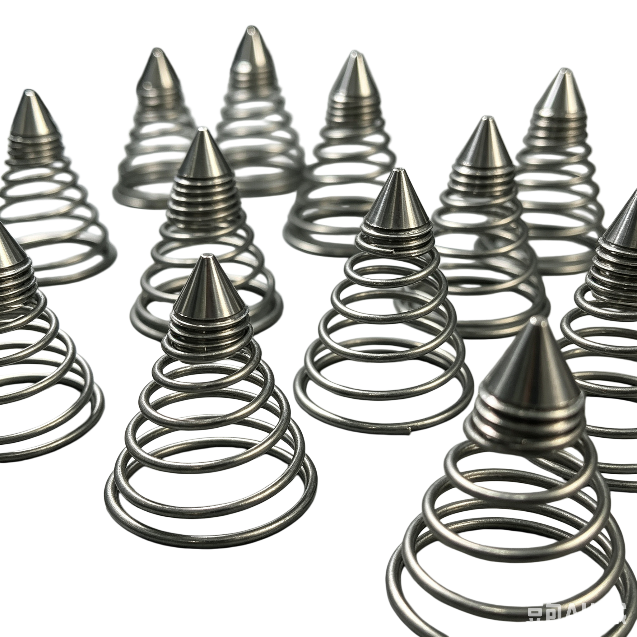 Conical Compression Springs | 0.1-60mm Stainless Steel Precision OEM Tapered Springs