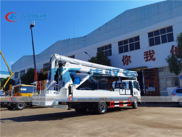 Caminhão da plataforma de trabalho aéreo de Isuzu LHD 18m 20m 22m