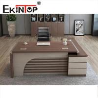 Mesa de escritório de aglomerado com mesa lateral OEM ODM móveis comerciais