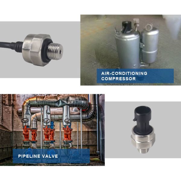 0-10bar Stainless Steel Submersible I2C Water Pressure Sensor 1/4 NPT Connection