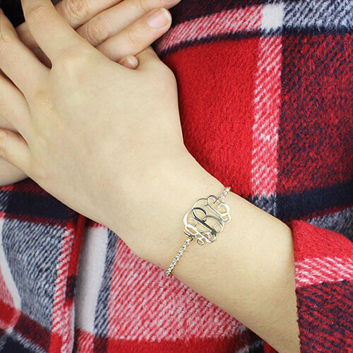 oDM браслета именной таблички браслетов имени 0.42oz 7.48in стерлинговый серебряный персонализированный серебряный