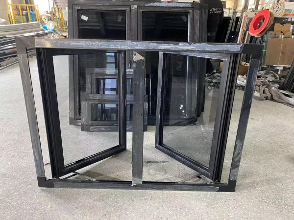 Ventanas de aluminio con casilla Fábrica Ventanas de aluminio con casilla de vidrio pequeñas