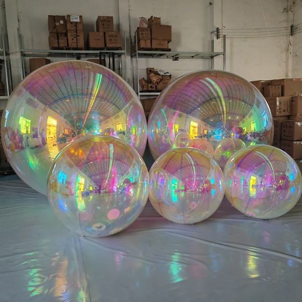 Party Decoration Advertising Mirror Ball Inflatable Mirror Balloon PVC Mirror Sphere