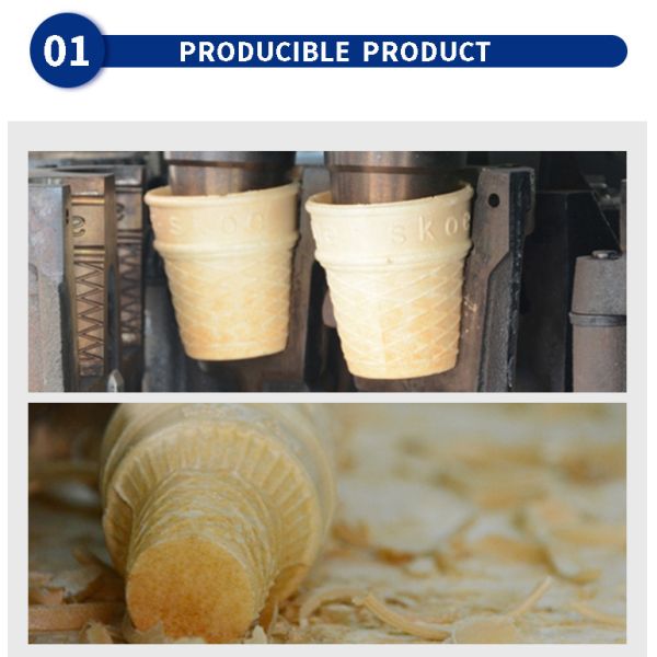 Полностью автоматическое производственное оборудование трубки вафли 28 печь шаблонов