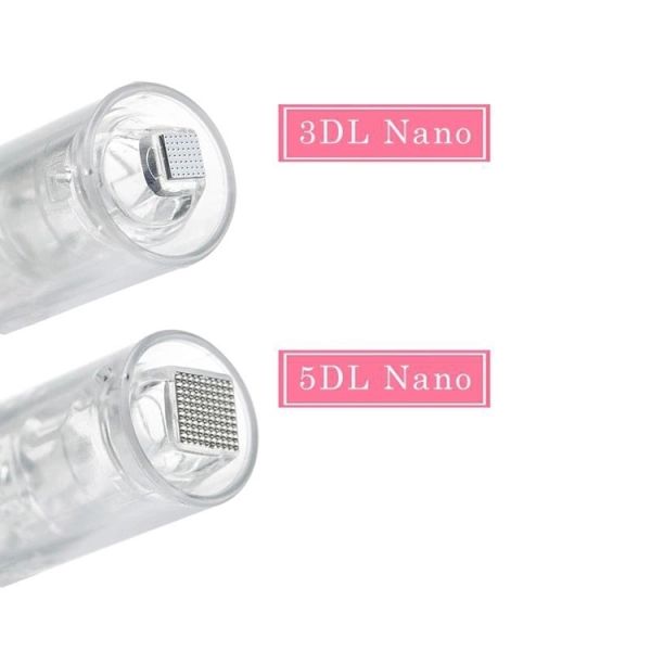 Derma Rolling System with 1 3 5 7 9 12 24 36 42 Pins Nano Needle Cartridge Skin Care