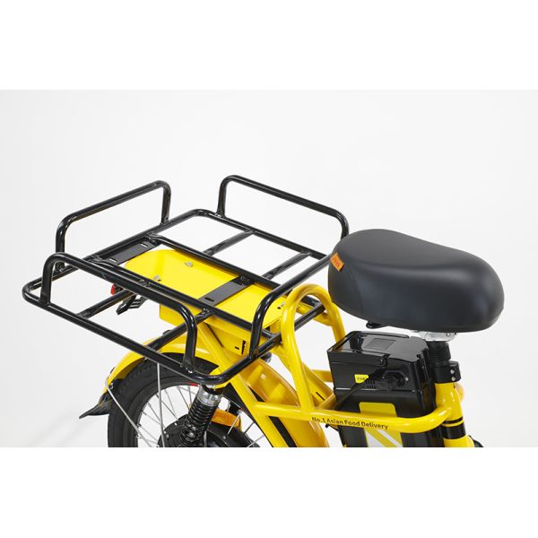 Takeout E Bike High Capacity 400W 20Ah Electric Bicycle With Aluminum Pedal