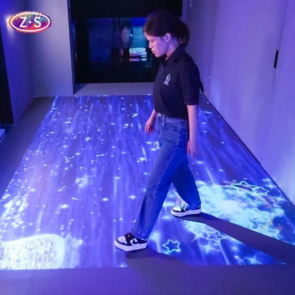 Digital Interactive Floor Projector With Portable Compact Design For Any Venue