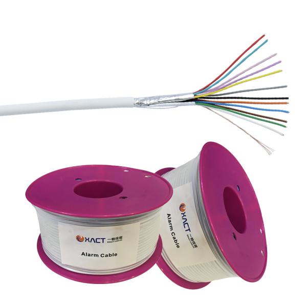 Conductor de cobre 12xAWG24 CPR não protegido Eca BC Cable de alarme Cable de comunicação
