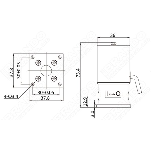 1/8'' PTFE Solenoid Valve For Acid Alkali Corrosion Resistance Isolation