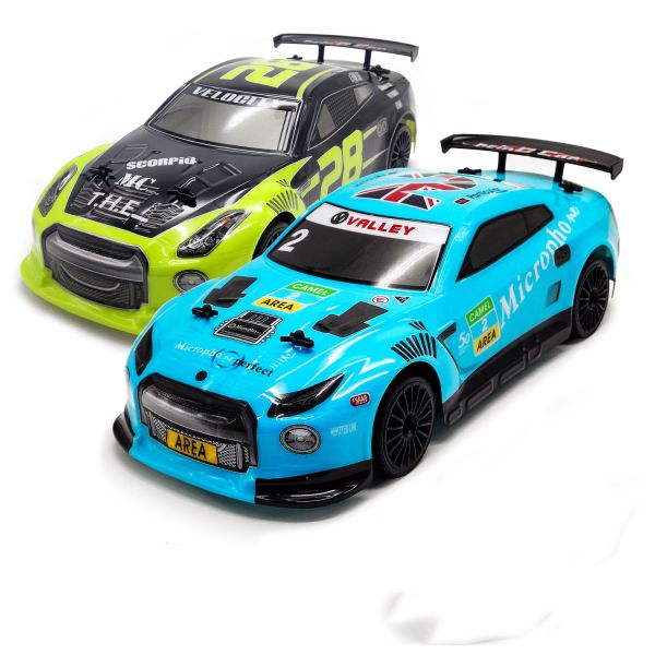 1 14 Ratio LED Light Drift Electric 4WD Racing Car with 2.4G Speed Remote