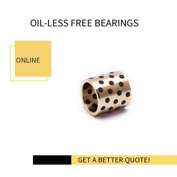 Plugged Graphite Dam Gate Oilless Bearing Self Lubricating