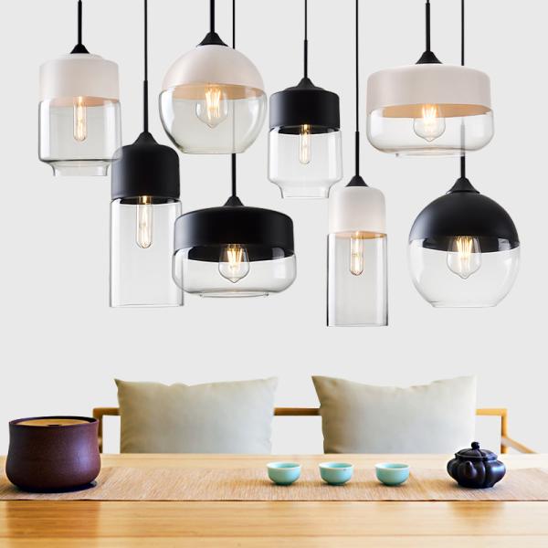 Geometric Drop glass pendant light Fixtures for Indoor home Lighting Fixtures (WH-GP-16)