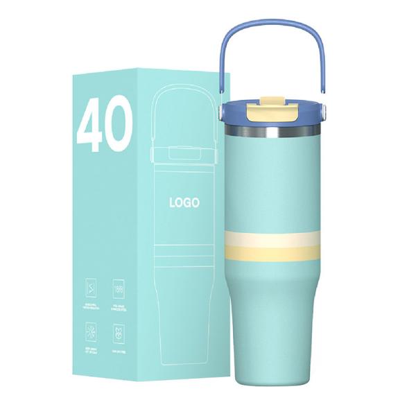 Bulk Custom 18-32oz Stainless Steel Insulated Bottlesw/Handle | FDA-Approved, BPA-Free, Heavy-Duty