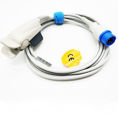 Ponta de prova reusável de Oximetry do pulso do grampo do dedo do sensor do adulto SPO2 para Biolight