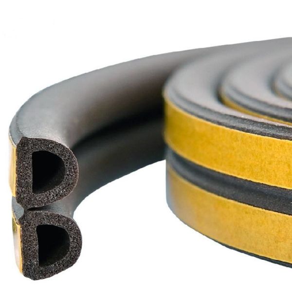 5m/6m/12m EPDM Rubber Composite Self Adhesive Foam Window Seal Strip for Doors