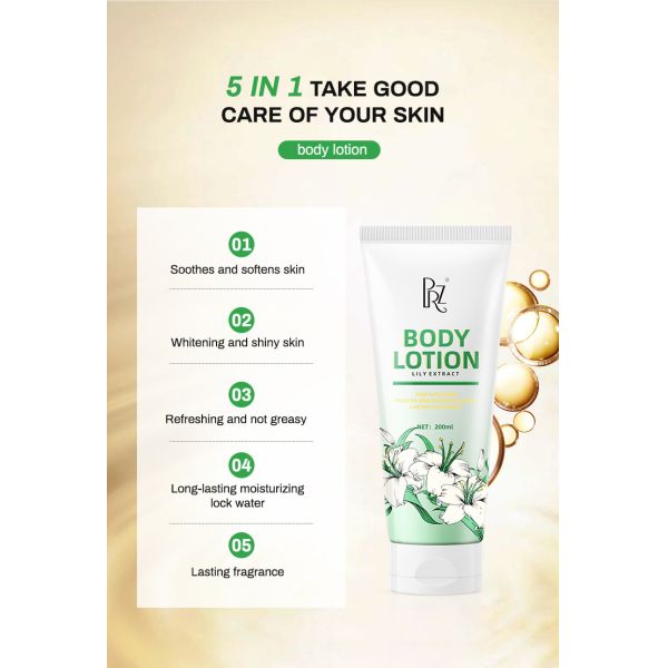 Private Label 200ml Lightening Skin Moisture Body Lotion For Dry Skin