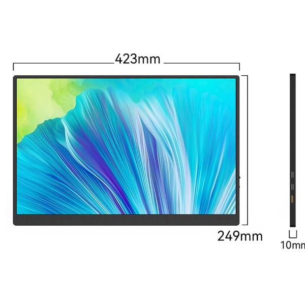 2025 new 1080P portable monitor with 18.5 inch IPS laptop screen extender